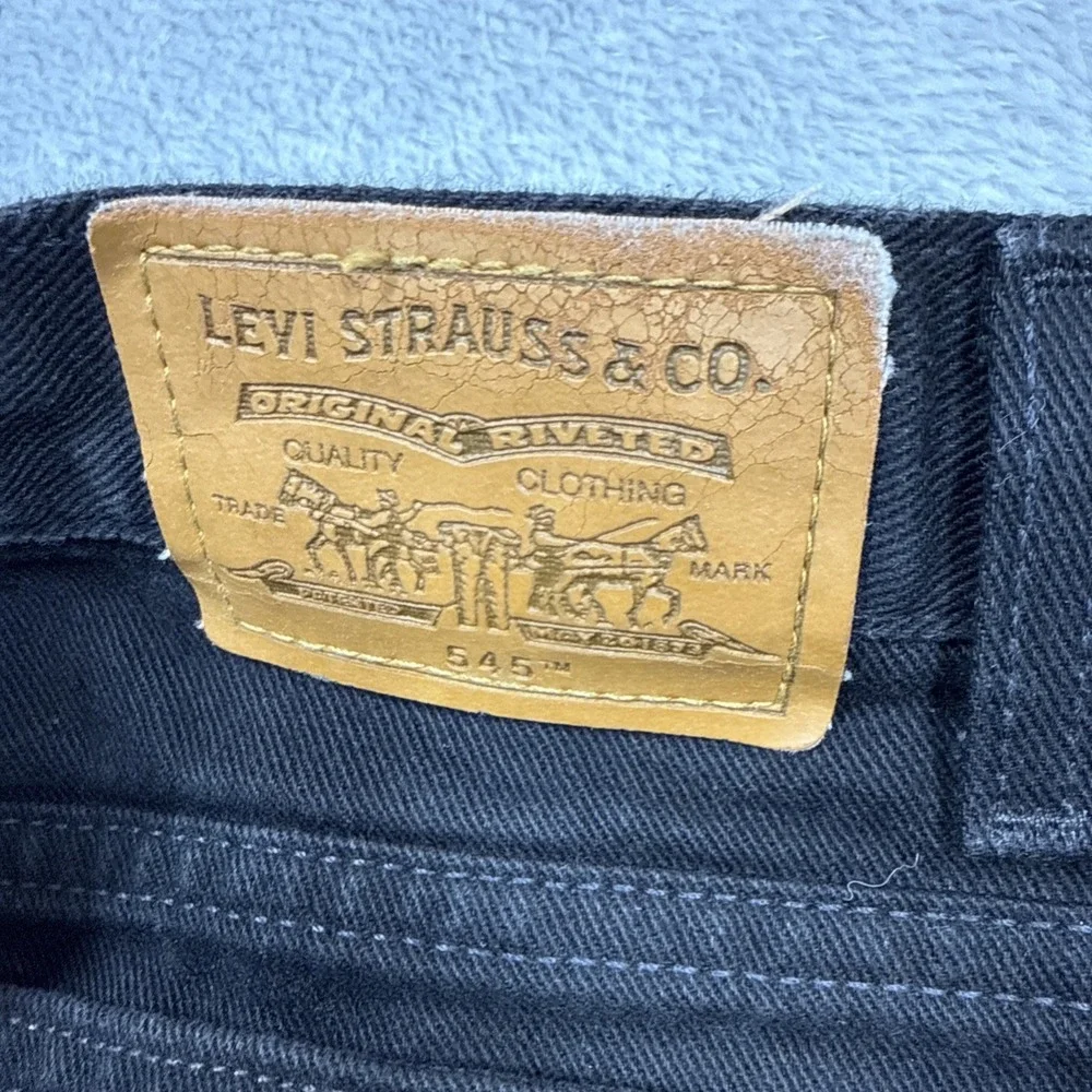 Vintage Levi's 545 Loose Fit Jeans Men 38X29 (Fits36X29) Black Baggy Y2K